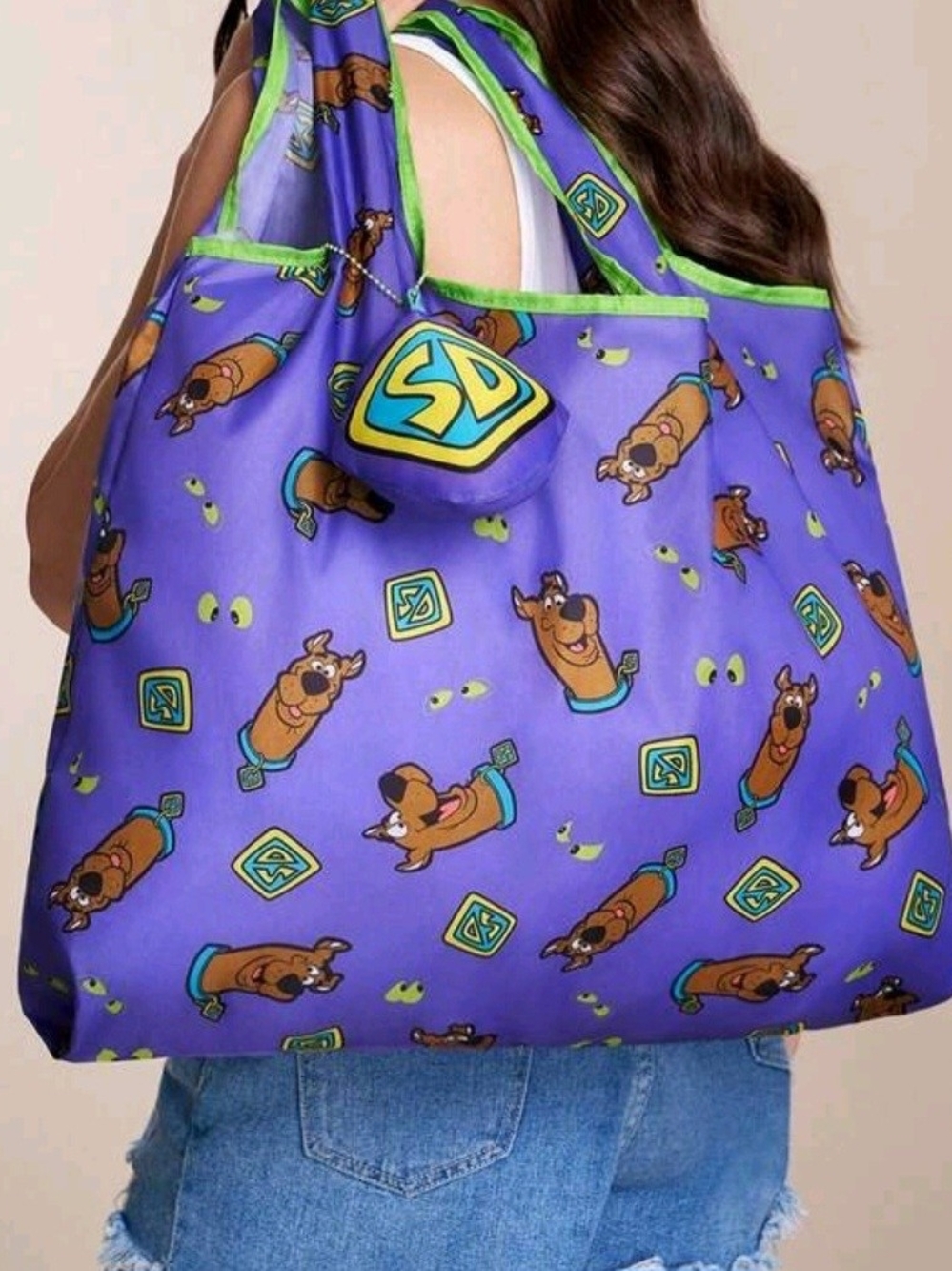 Scooby-Doo Purple Reusable Tote Bag